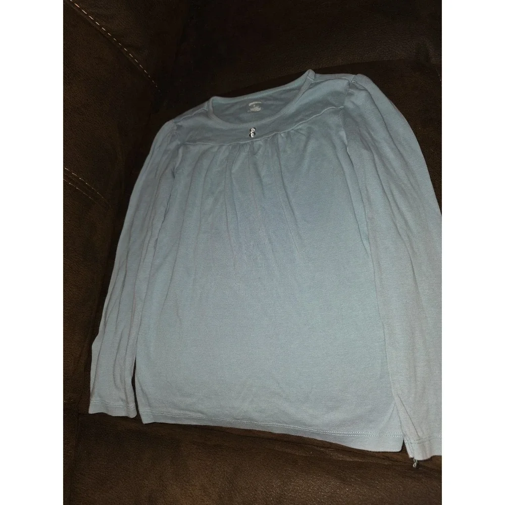 Gymboree smart and sweet blue top size 9 floral skort size 10 back to school